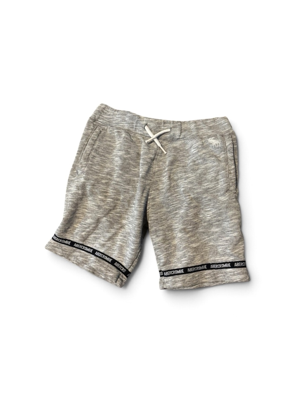 Abercrombie & Fitch Gray Knit Drawstring Kids Shorts size 7/8